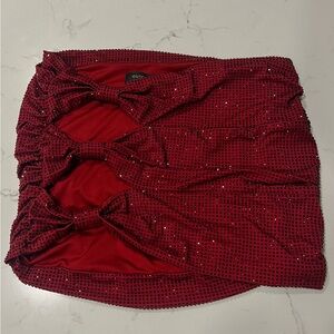 Outcast’s Zelda Mini Skirt in Burgundy, Like New!